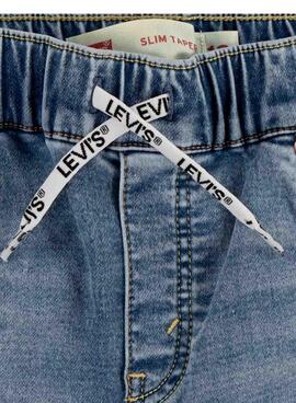 Jean Levi's slim taper en caoutchouc bleu pour enfant
