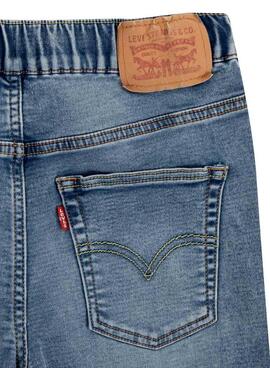 Jean Levi's slim taper en caoutchouc bleu pour enfant