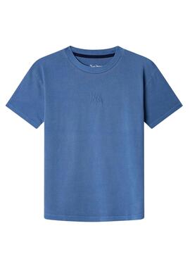 T-shirt Pepe Jeans Charles bleue pour garçon