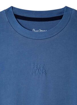 T-shirt Pepe Jeans Charles bleue pour garçon