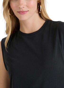 T-shirt Naf Naf Rony noir pour femme