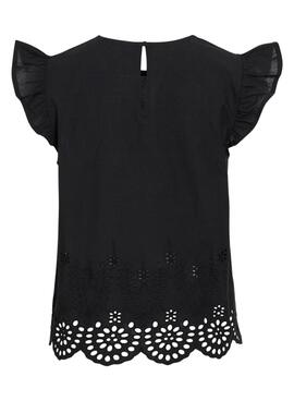 Blouse Vila Vihortensa noire pour femme