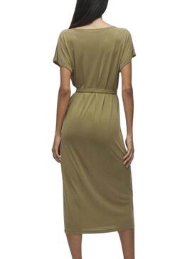 Robe Vila Vimodala verte pour femme