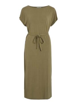 Robe Vila Vimodala verte pour femme