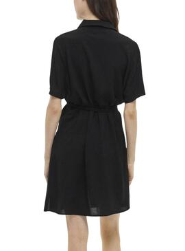 Robe chemise Vila Vijosa noire pour femme