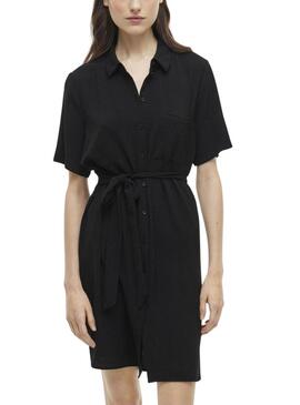 Robe chemise Vila Vijosa noire pour femme