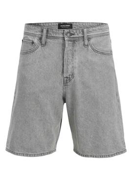 Bermudas Jack and Jones Tony en jean gris pour homme.