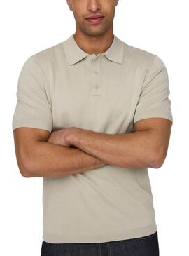 Polo Only and Sons Wyler beige pour homme