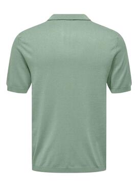 Polo Only and Sons Wyler vert pour homme