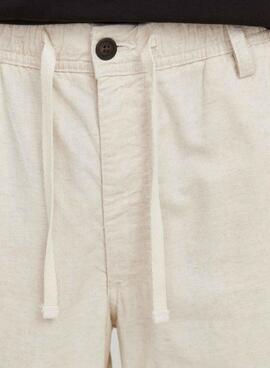 Bermudes Jack and Jones Jaiden beige pour homme.