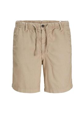 Bermudes Jack and Jones Jaiden beige pour homme