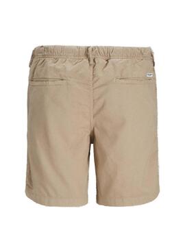 Bermudes Jack and Jones Jaiden beige pour homme