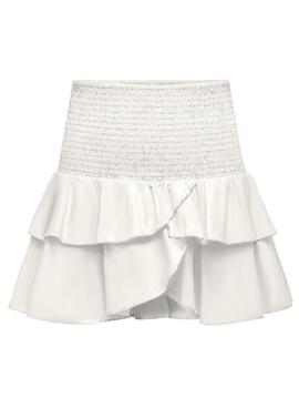 Jupe ou haut Only Nadja 2en1 blanc pour femme