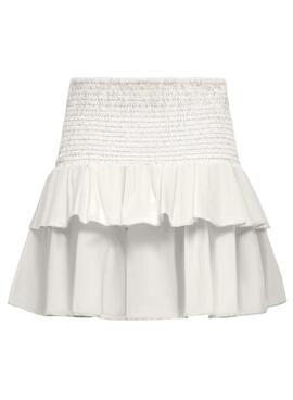 Jupe ou haut Only Nadja 2en1 blanc pour femme