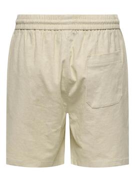  Bermudes Only and Sons Stel beige pour homme.