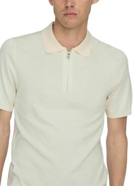  Polo Only and Sons Wyler beige pour homme