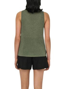 Top Only Penny vert pour femme