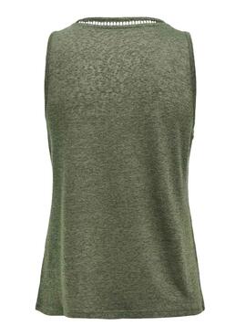 Top Only Penny vert pour femme