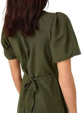 Robe Only Vita verte pour femme
