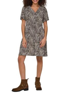 Robe Only Evida en imprimé animal pour femme