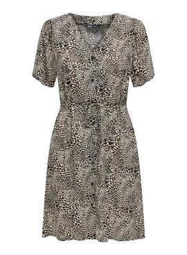 Robe Only Evida en imprimé animal pour femme