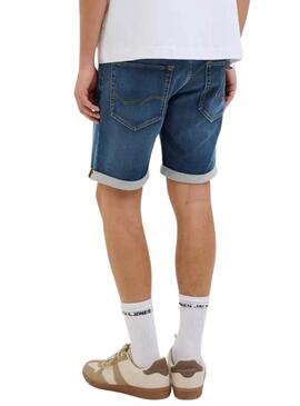 Bermudas en jean Jack and Jones de talle medio para hombre