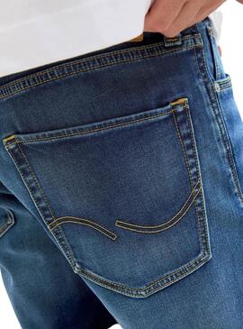 Bermudas en jean Jack and Jones de talle medio para hombre