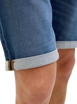 Bermudas en jean Jack and Jones de talle medio para hombre