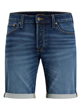 Bermudas en jean Jack and Jones de talle medio para hombre