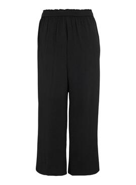 Pantalons Vila Vijosa negro culotte pour femme