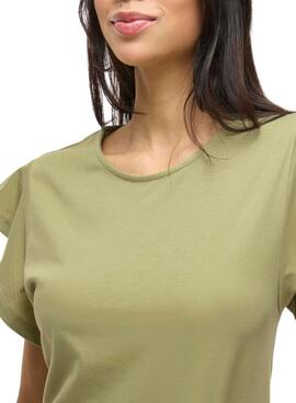 Robe midi verte pour femme de la marque Vila Visummer.