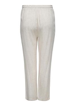 Pantalon Only Siesta beige pour femme