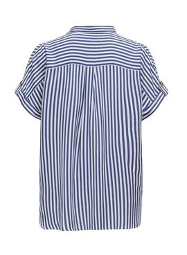 Chemise Only Yasmin bleue pour femme