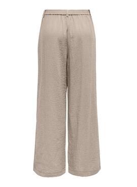 Pantalon Only Emmia beige pour femme