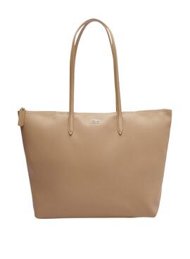 Sac à main Lacoste Tote Beige pour Femme