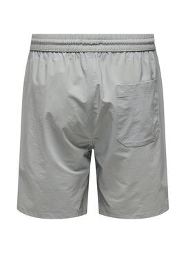 Bermudes Only and Sons Stel Move gris pour hommes