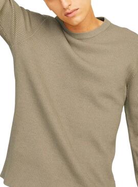 Maillot Jack and Jones Parfait beige pour homme