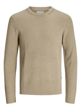 Maillot Jack and Jones Parfait beige pour homme