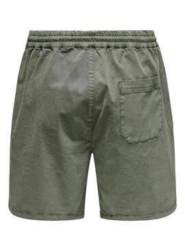 Bermuda Only Stel vert pour homme