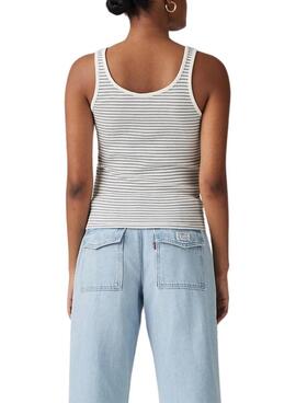   T-Shirt  Levi's rayures Essential Rib pour femme