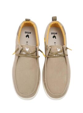 Chaussures Walkin Pitas Wallabi Biarritz beoge pour homme