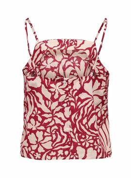 Top Only Kaleen rouge pour femme