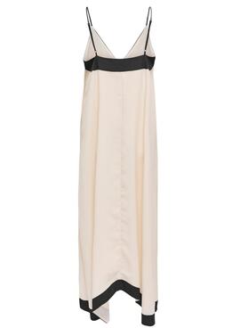 Robe Only Diana beige pour femme