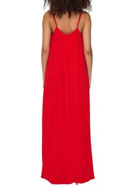 Robe Only Niki rouge pour femme