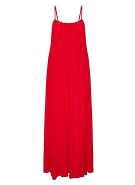 Robe Only Niki rouge pour femme