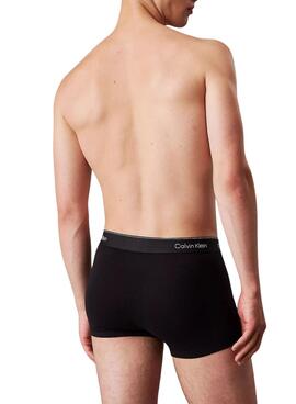 Ensemble de caleçons Calvin Klein Trunk Boxer noir pour homme
