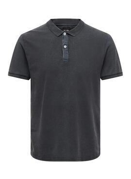 Polo Only and Sons Travis bleu marine pour homme