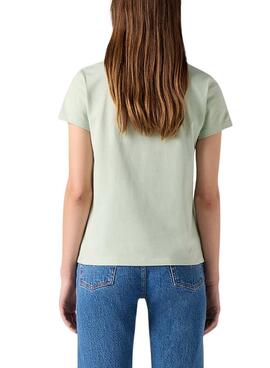 T-shirt Levis The Perfect Tee Coloring vert pour femme