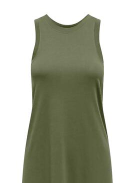 Robe verte Only May pour femme