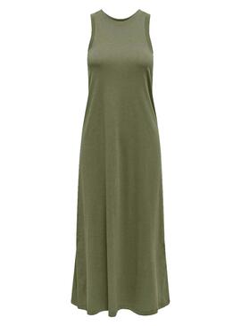 Robe verte Only May pour femme
